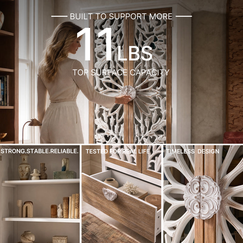 Relievo Lattice Cabinet