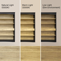 Bookcase and Display Cabinet with 5 Shelves and 3 Drawers
