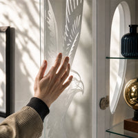 5-Tier Glass Display Cabinet with LED Light