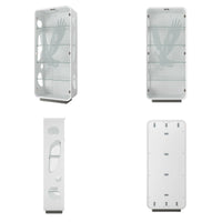 5-Tier Glass Display Cabinet with LED Light