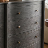Curva 8-Drawer Double Dresser-Black