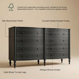 Curva 8-Drawer Double Dresser-Black