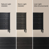 Curva 8-Drawer Double Dresser-Black
