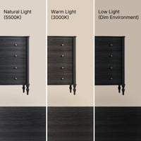 Curva 8-Drawer Double Dresser-Black