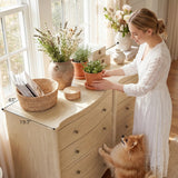 Curva 8-Drawer Double Dresser-Natural