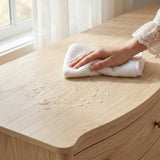 Curva 8-Drawer Double Dresser-Natural