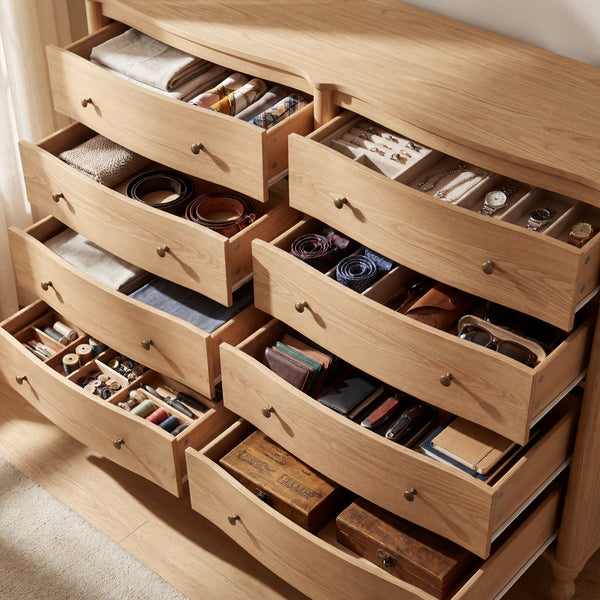 Curva 8-Drawer Double Dresser