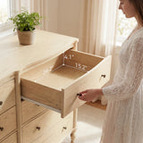 Curva 8-Drawer Double Dresser-Natural