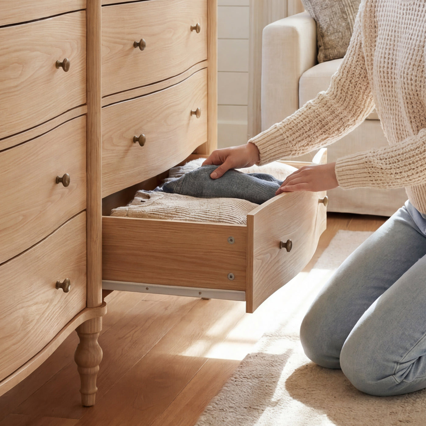 Curva 8-Drawer Double Dresser