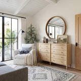 Curva 8-Drawer Double Dresser-Natural