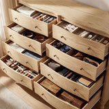 Curva 8-Drawer Double Dresser-Natural