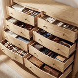 Curva 8-Drawer Double Dresser-Natural