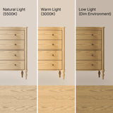 Curva 8-Drawer Double Dresser-Natural