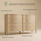 Curva 8-Drawer Double Dresser-Natural
