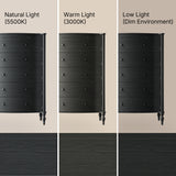 Curva 5-Drawer Chest-Black