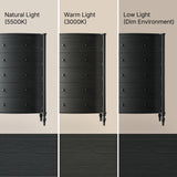 Curva 5-Drawer Chest-Black