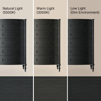 Curva 5-Drawer Chest-Black