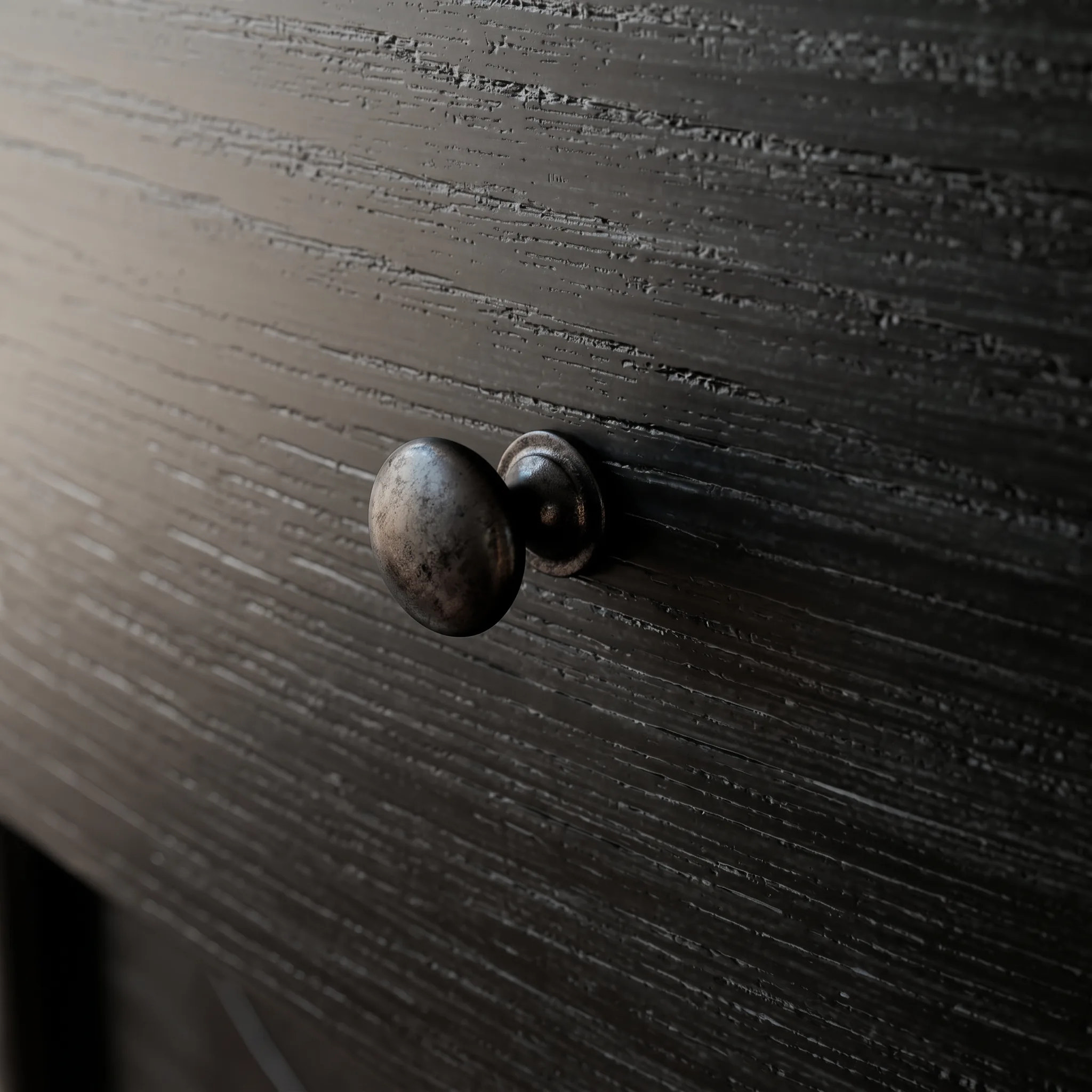 Curva 5-Drawer Chest-Black