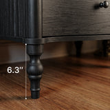 Curva 5-Drawer Chest-Black