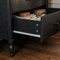 Curva 5-Drawer Chest-Black