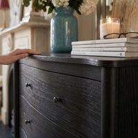 Curva 5-Drawer Chest-Black
