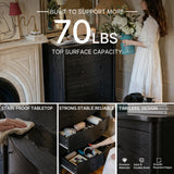 Curva 5-Drawer Chest-Black