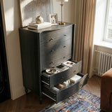 Curva 5-Drawer Chest-Black