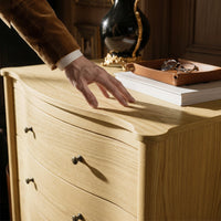 Curva 5-Drawer Chest-Natural