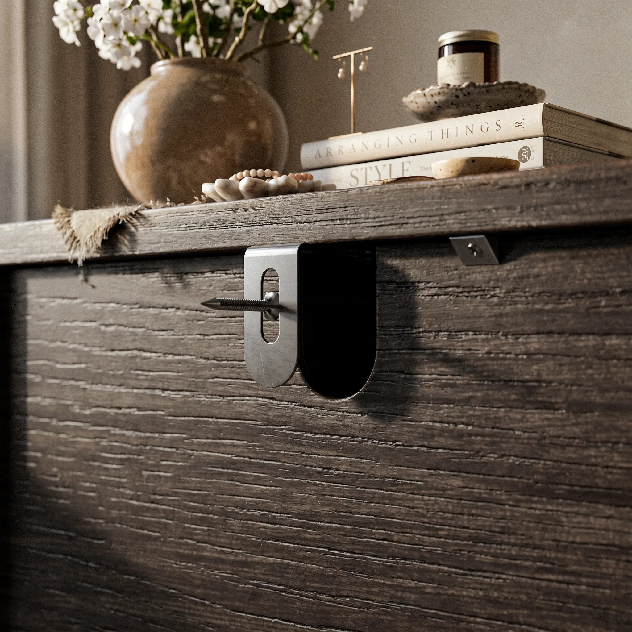 Curva 3-Drawer Nightstand-Black