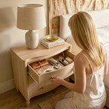 Curva 3-Drawer Nightstand Set of 2-Natural