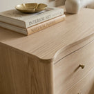 Curva 3-Drawer Nightstand Set of 2-Natural