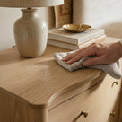 Curva 3-Drawer Nightstand Set of 2-Natural