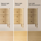 Curva 3-Drawer Nightstand Set of 2-Natural