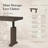 Height Adjustable Standing Desk with Memory Presets and Digital Display