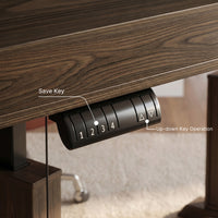 Height Adjustable Standing Desk with Memory Presets and Digital Display