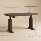Height Adjustable Standing Desk with Memory Presets and Digital Display