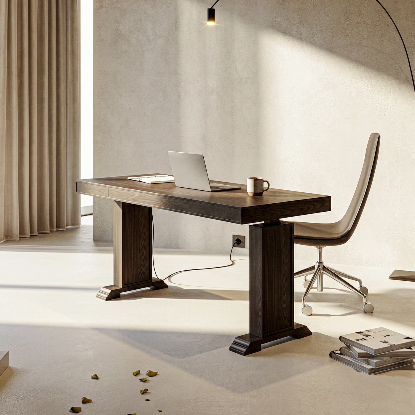 Height Adjustable Standing Desk with Memory Presets and Digital Display