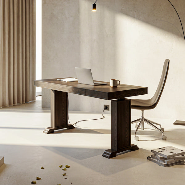 Height Adjustable Standing Desk with Memory Presets and Digital Display