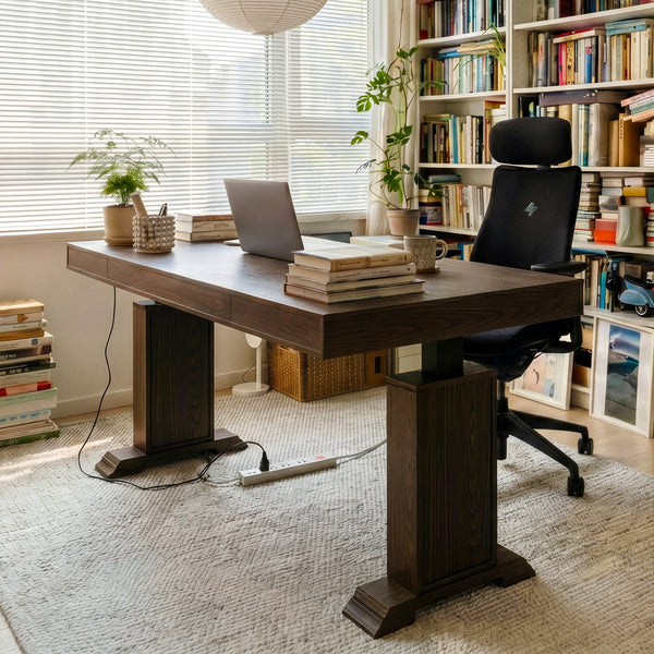 Height Adjustable Standing Desk with Memory Presets and Digital Display