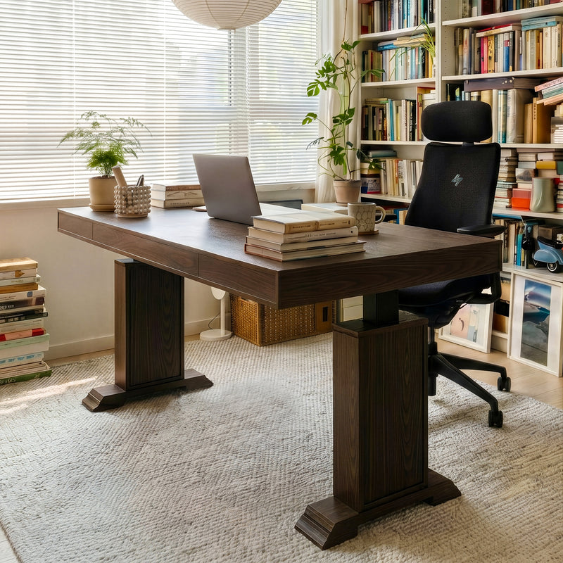 Height Adjustable Standing Desk with Memory Presets and Digital Display