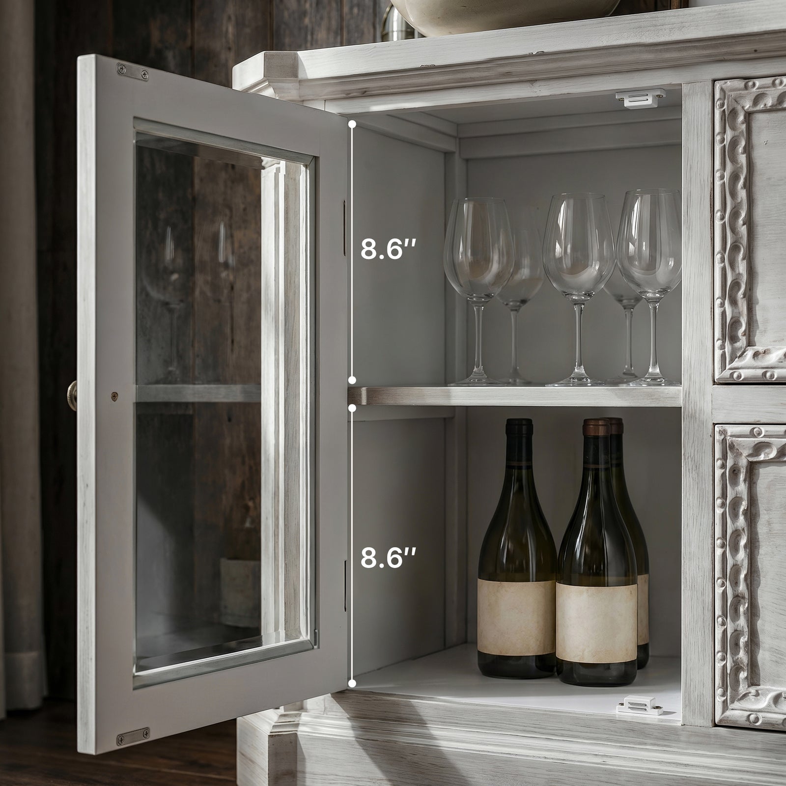 Elegant Glass Display Doors
