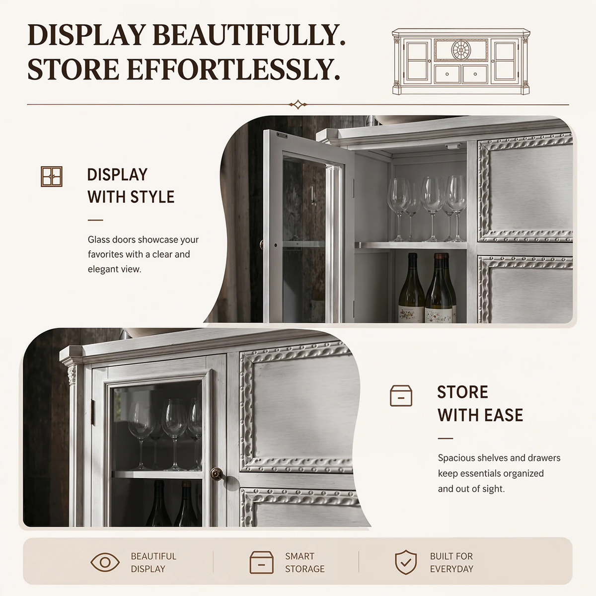 Relievo Panel TV Console