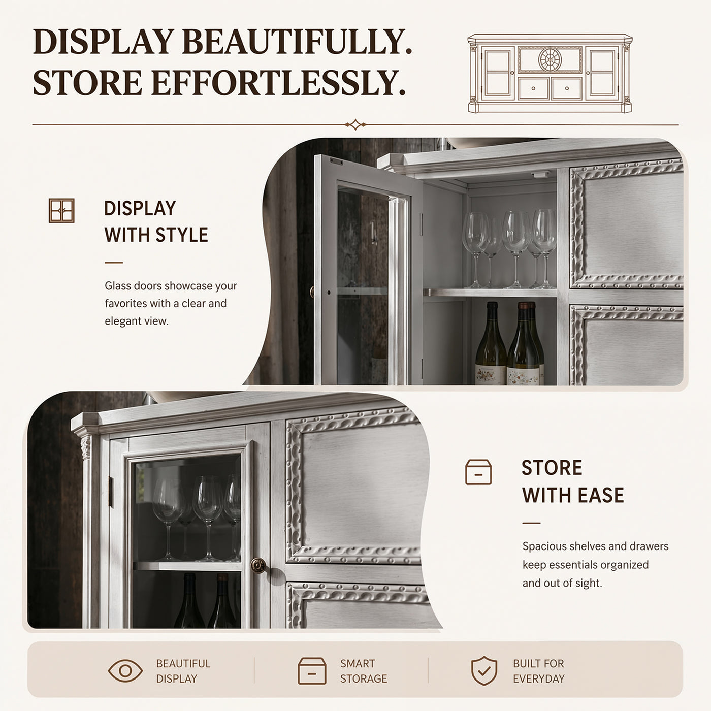 Relievo Panel TV Console