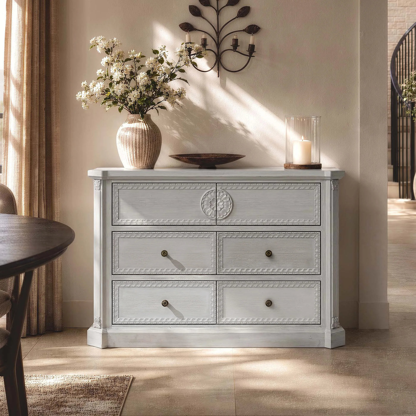 Relievo Carved Drawer Chest