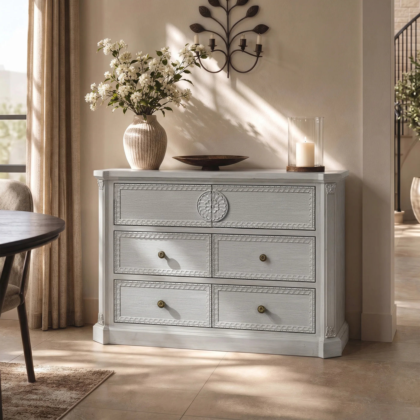 Relievo Carved Drawer Chest