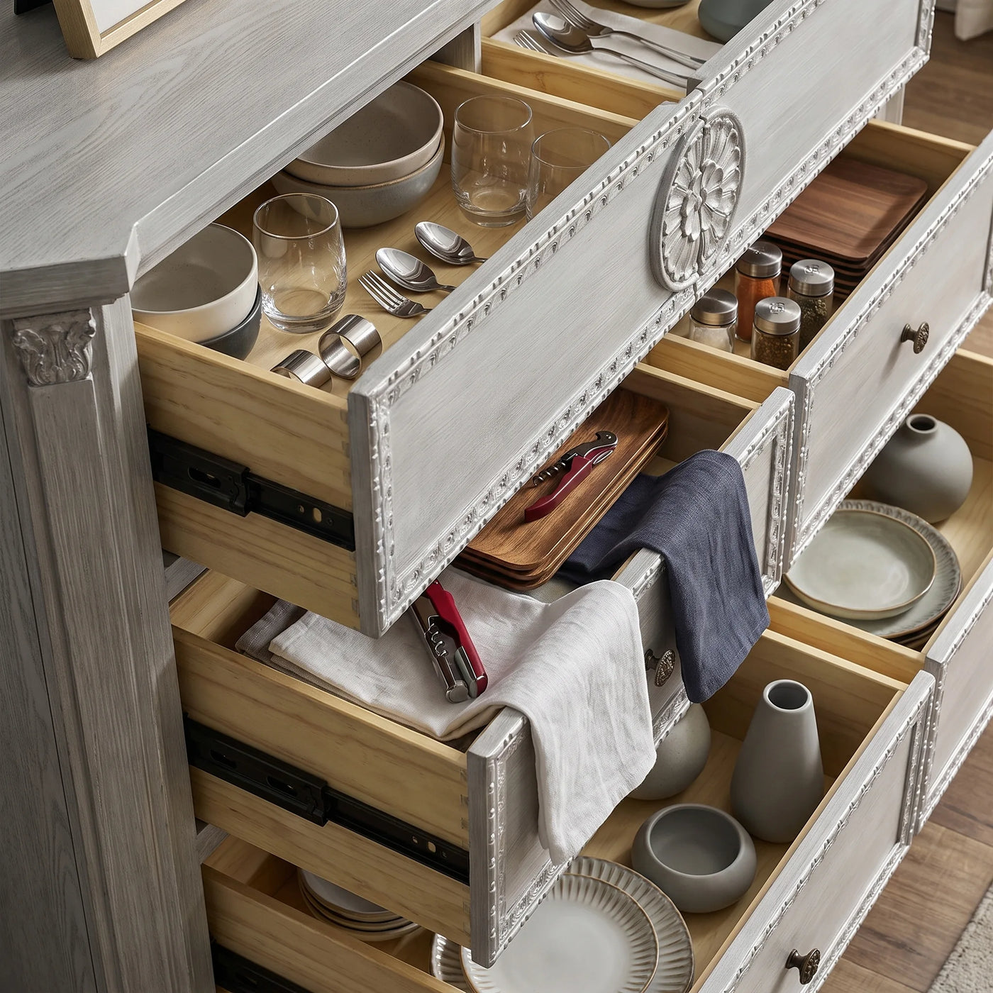 Relievo Carved Drawer Chest