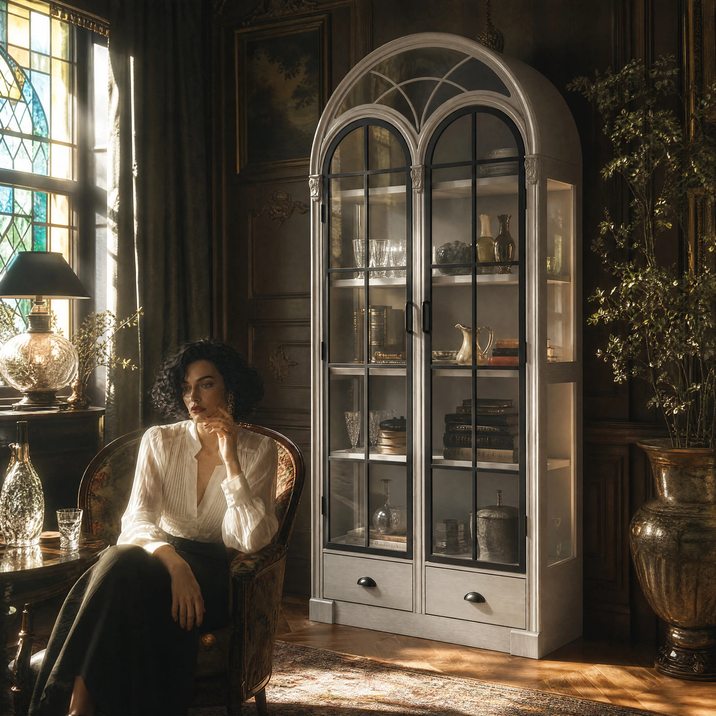 Relievo Gallery Glass Cabinet