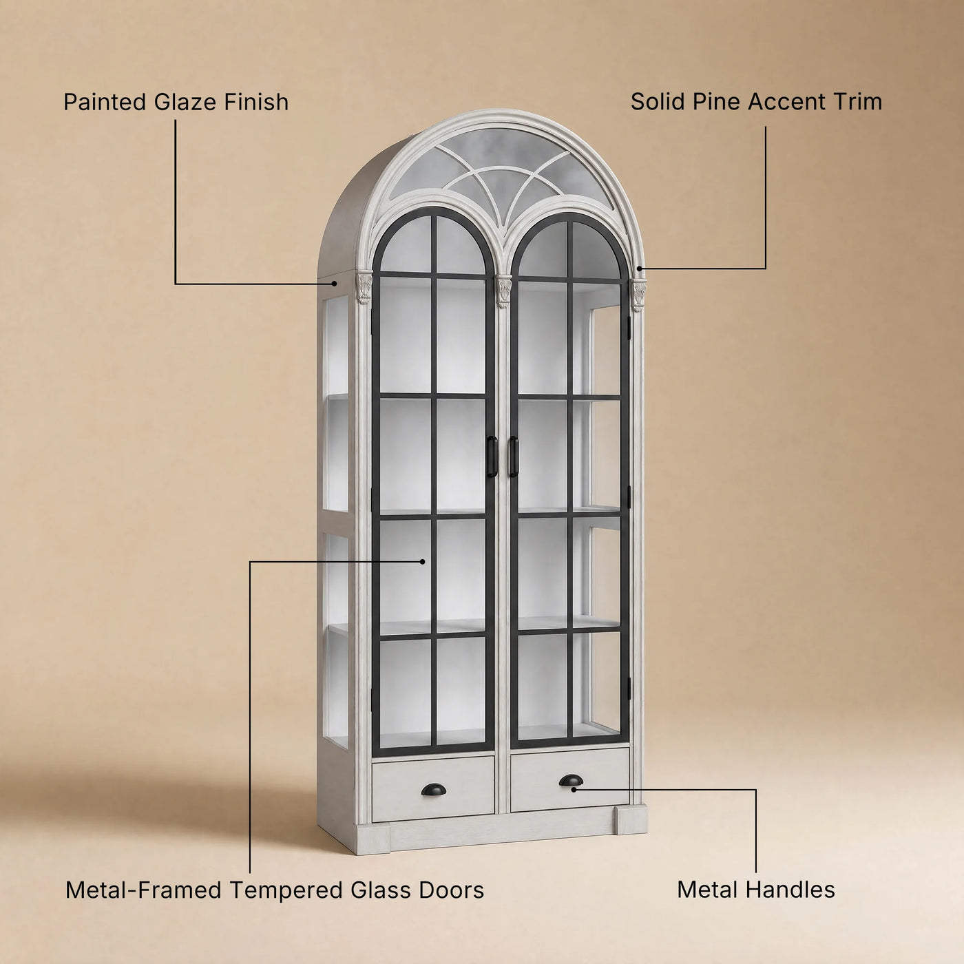 Relievo Gallery Glass Cabinet