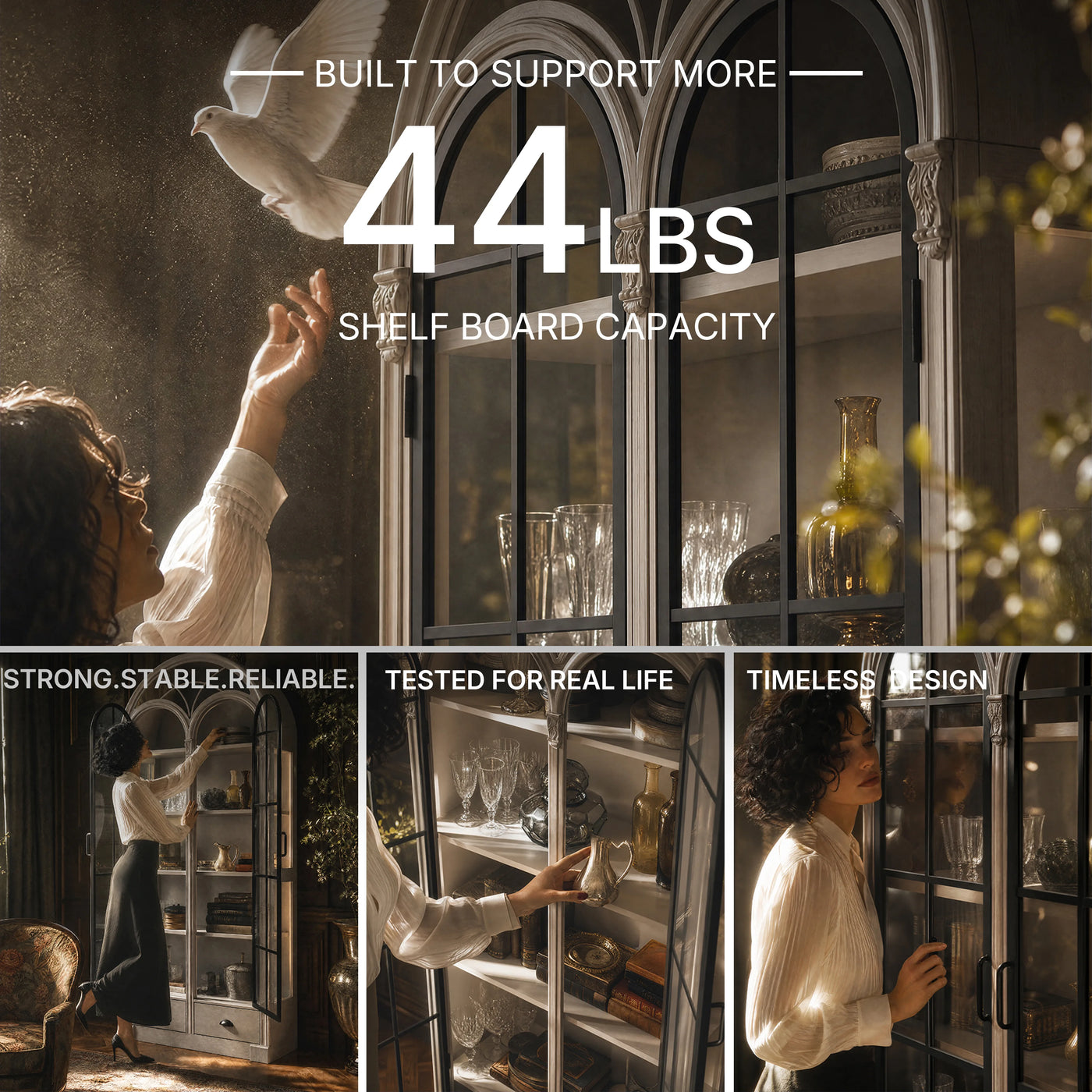 Relievo Gallery Glass Cabinet