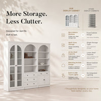 Relievo Grand Arched Storage Display Wall Unit